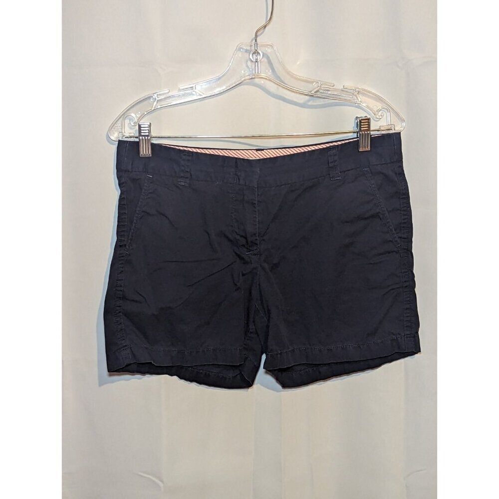 J CREW Women’s Broken In Chino SHORTS Size 6 NAVY Blue